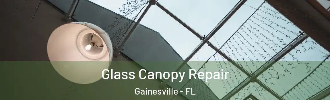 Glass Canopy Repair Gainesville - FL